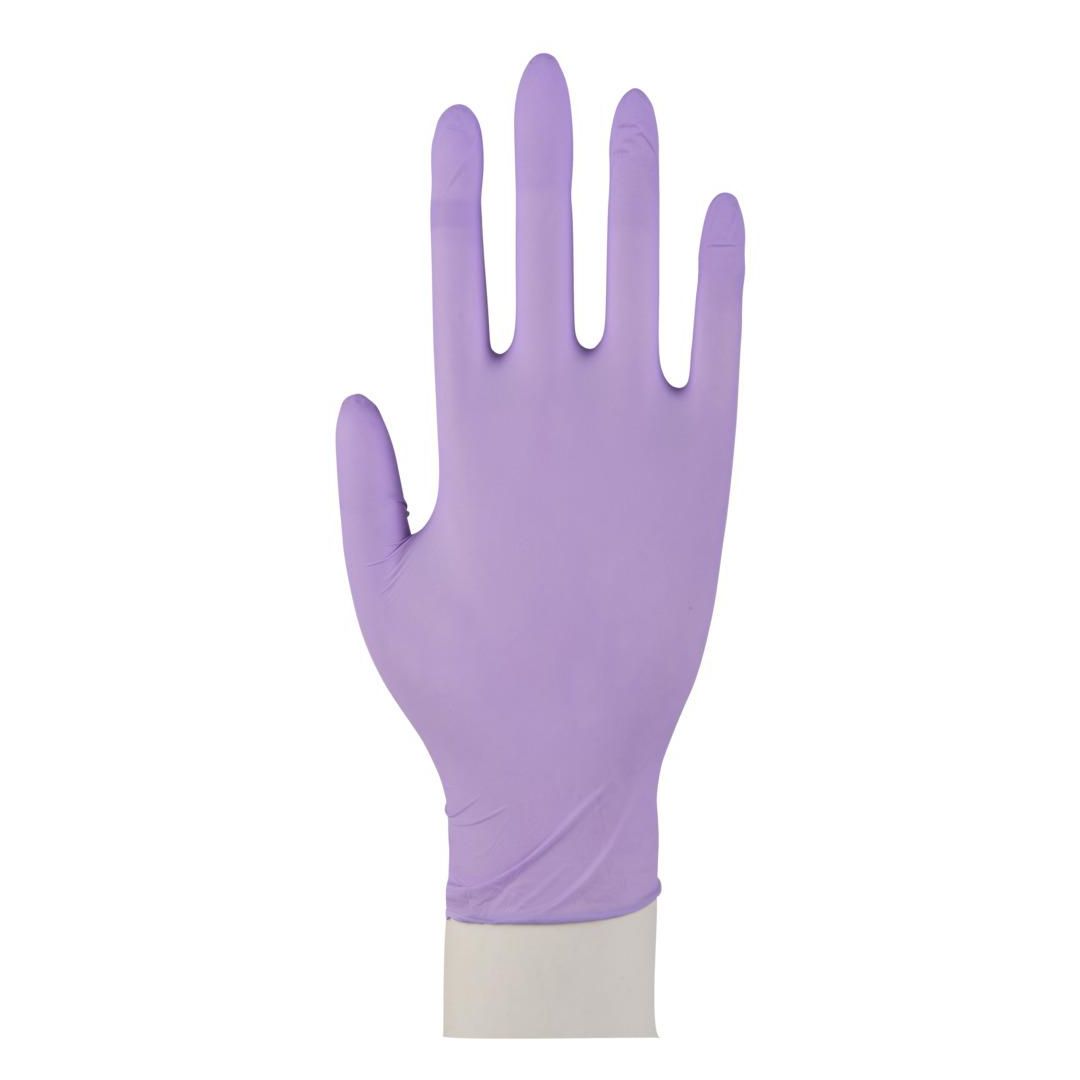 ABENA Nitrilhandske puderfri lila L 100/fp | Skyddsutrustning - Engångshandskar - Nitrilhandskar | Kontorsexperten