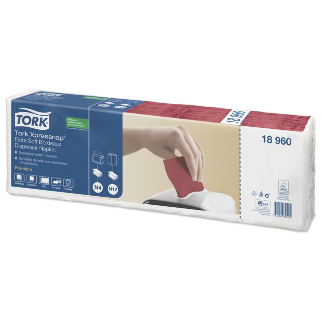 TORK Servett Pre N4 2-lag borde 1000/fp | Kök och servering - Servetter och dukar - Dispenserservetter | Kontorsexperten