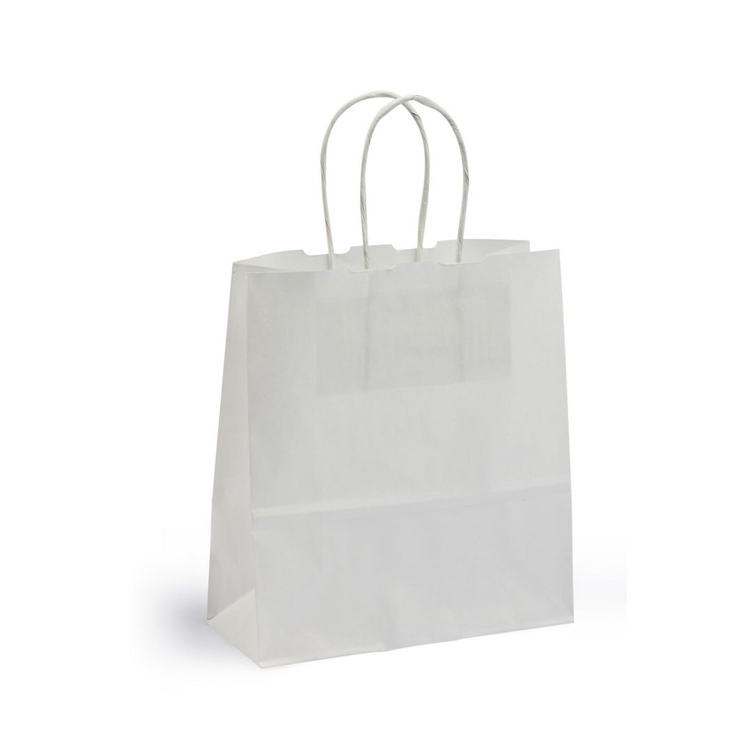 SOBER Bärkasse X-Small vit 250/fp | Emballage och lagerutrustning - Bärkassar och Påsar - Bärkasse - Papper | Kontorsexperten