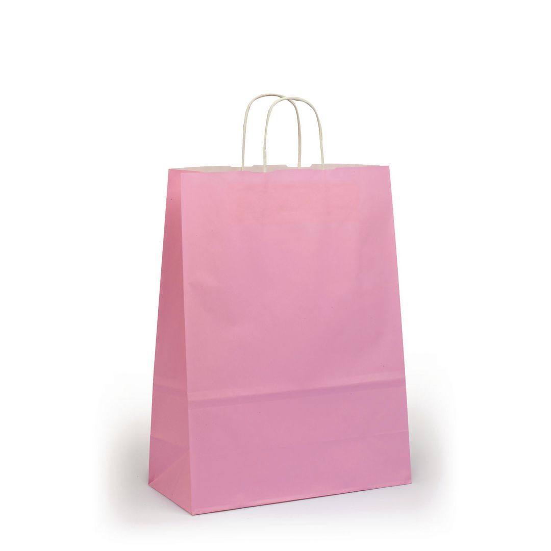 SOBER Bärkasse X-Small ljusrosa 250/fp | Emballage och lagerutrustning - Bärkassar och Påsar - Bärkasse - Papper | Kontorsexperten
