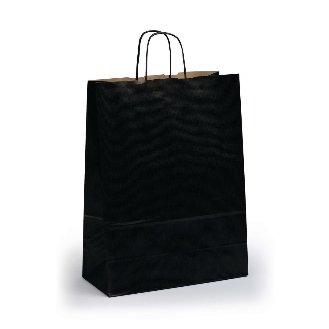 SOBER Bärkasse X-Small svart 250/fp | Emballage och lagerutrustning - Bärkassar och Påsar - Bärkasse - Papper | Kontorsexperten