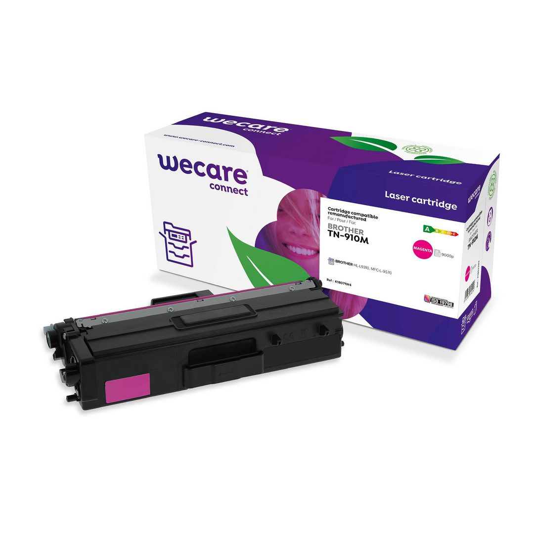 WECARE Toner BROTHER TN-910M 9Kmagenta | Toner och bläck - Tonerkassetter - Toner WeCare | Kontorsexperten