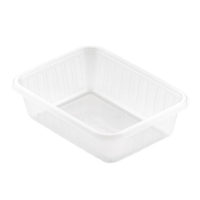 DUNI Matbehållare, Fixpack, 350 ml, engångsbruk, 146 x 110 x 6 mm, genomskinlig 50/fp | Kök och servering - Matförvaring - Plastformar och skålar | Kontorsexperten