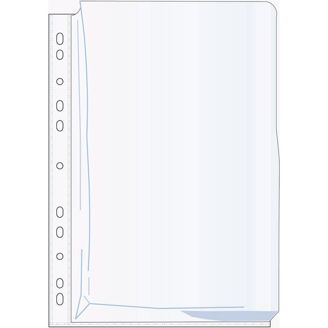 Plastficka bälg PP präglad 0,17 A4 | Kontorsmaterial - Mappar och plastfickor - Plastfickor - Bälg | Kontorsexperten