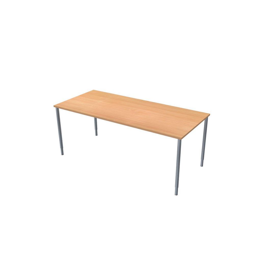 LANAB DESIGN Skrivbord fristående 1800x800mm bokla/grå | Kontorsmöbler och inredning - Bord och hurtsar - Skrivbord - Fasta | Kontorsexperten