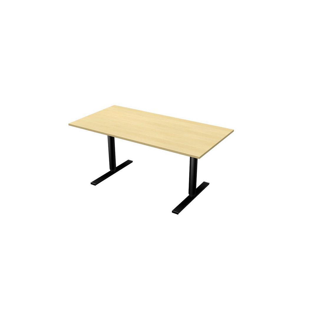 LANAB DESIGN Skrivbord El 1600x800mm björkla/sv | Kontorsmöbler och inredning - Bord och hurtsar - Skrivbord - Höj/sänkbar | Kontorsexperten