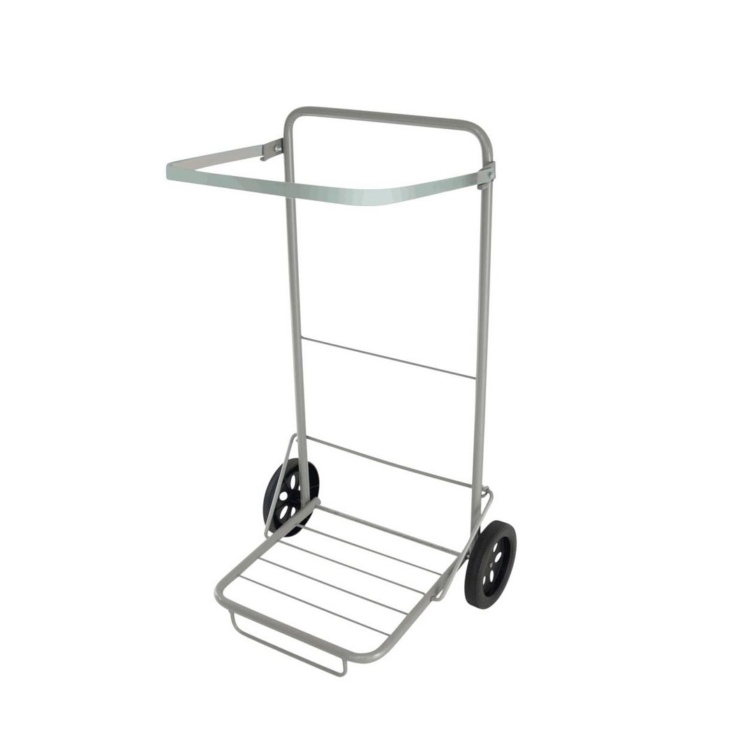 HYKAB Säckvagn allround silver | Städ och hygien - Avfallshantering och källsortering - Säckstativ | Kontorsexperten