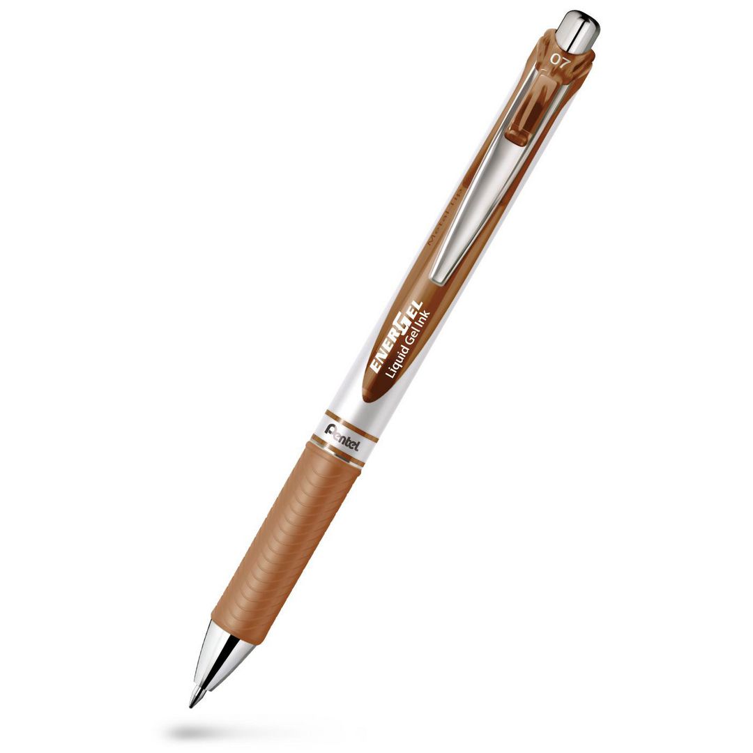 PENTEL Gelpenna EnerGel BL77 0,7 brun | Kontorsmaterial - Pennor - Gelpennor | Kontorsexperten