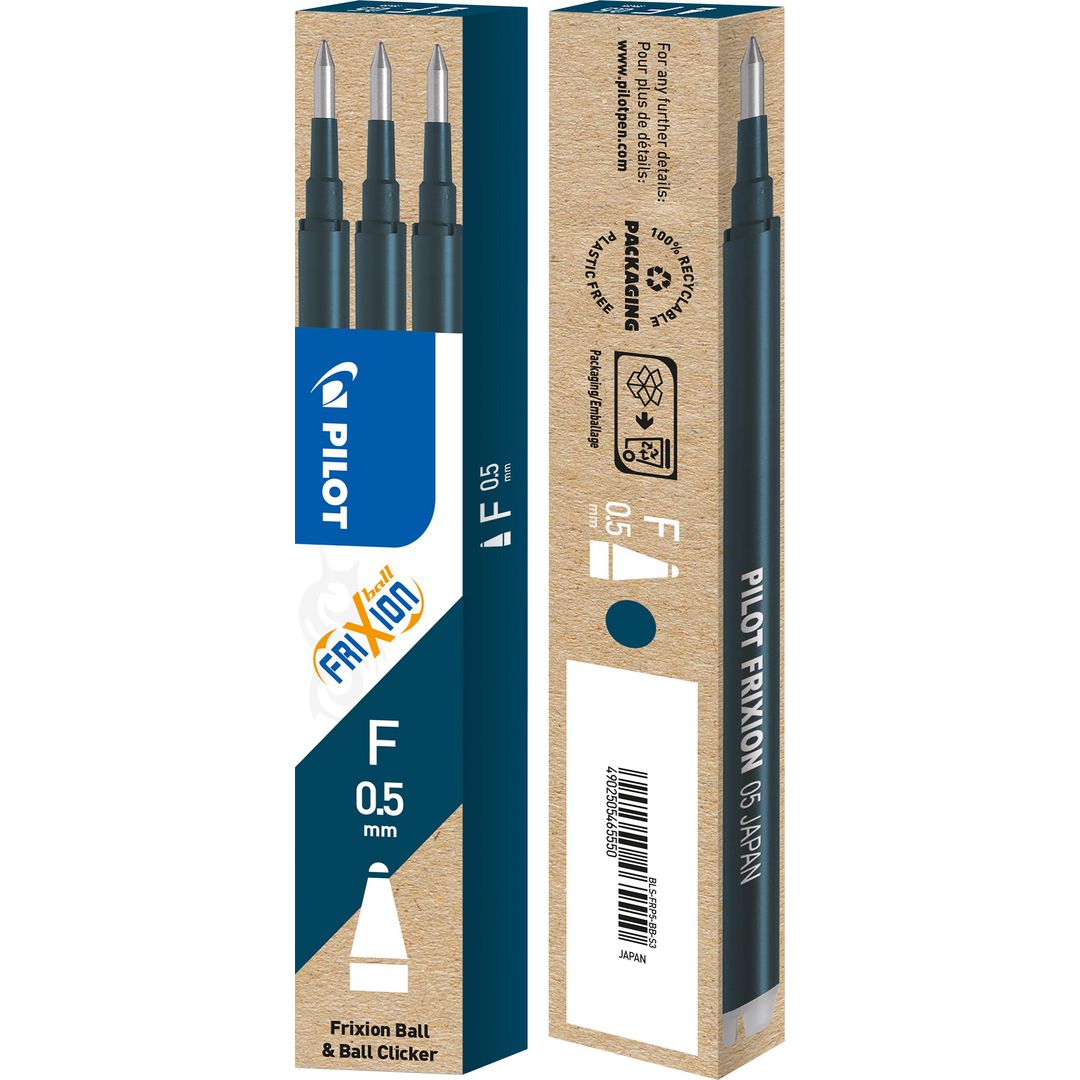 PILOT Refill Frixion 0,5mm sv.blå 3/fp | Kontorsmaterial - Pennor - Pennpatroner | Kontorsexperten