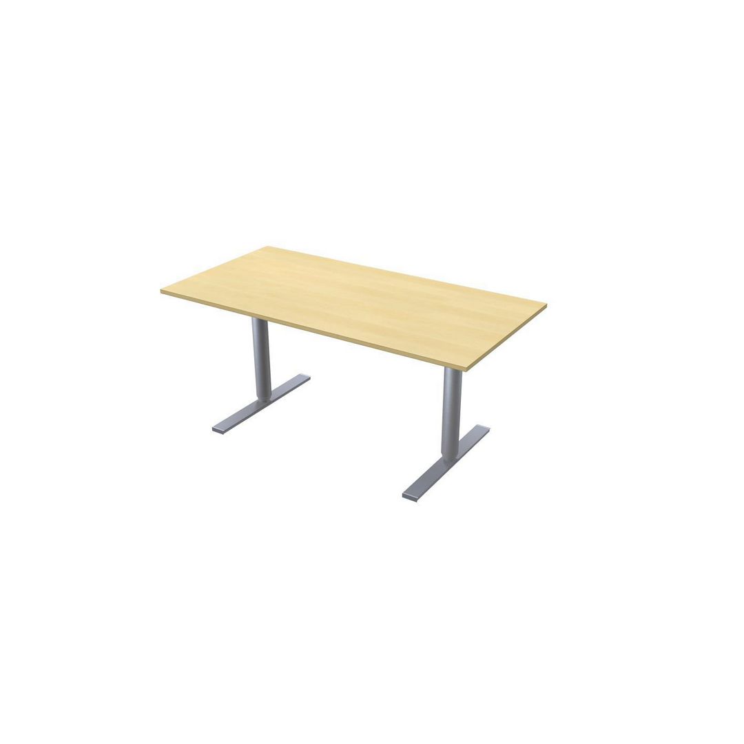 LANAB DESIGN Skrivbord El 160x80cm björklaminat/grå | Kontorsmöbler och inredning - Bord och hurtsar - Skrivbord - Höj/sänkbar | Kontorsexperten