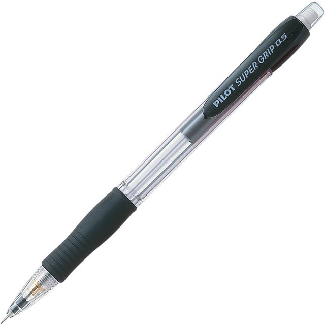 PILOT Stiftpenna, Super Grip, 0,5 mm HB-stift, pennkropp med greppzon, svart | Kontorsmaterial - Pennor - Stiftpennor | Kontorsexperten