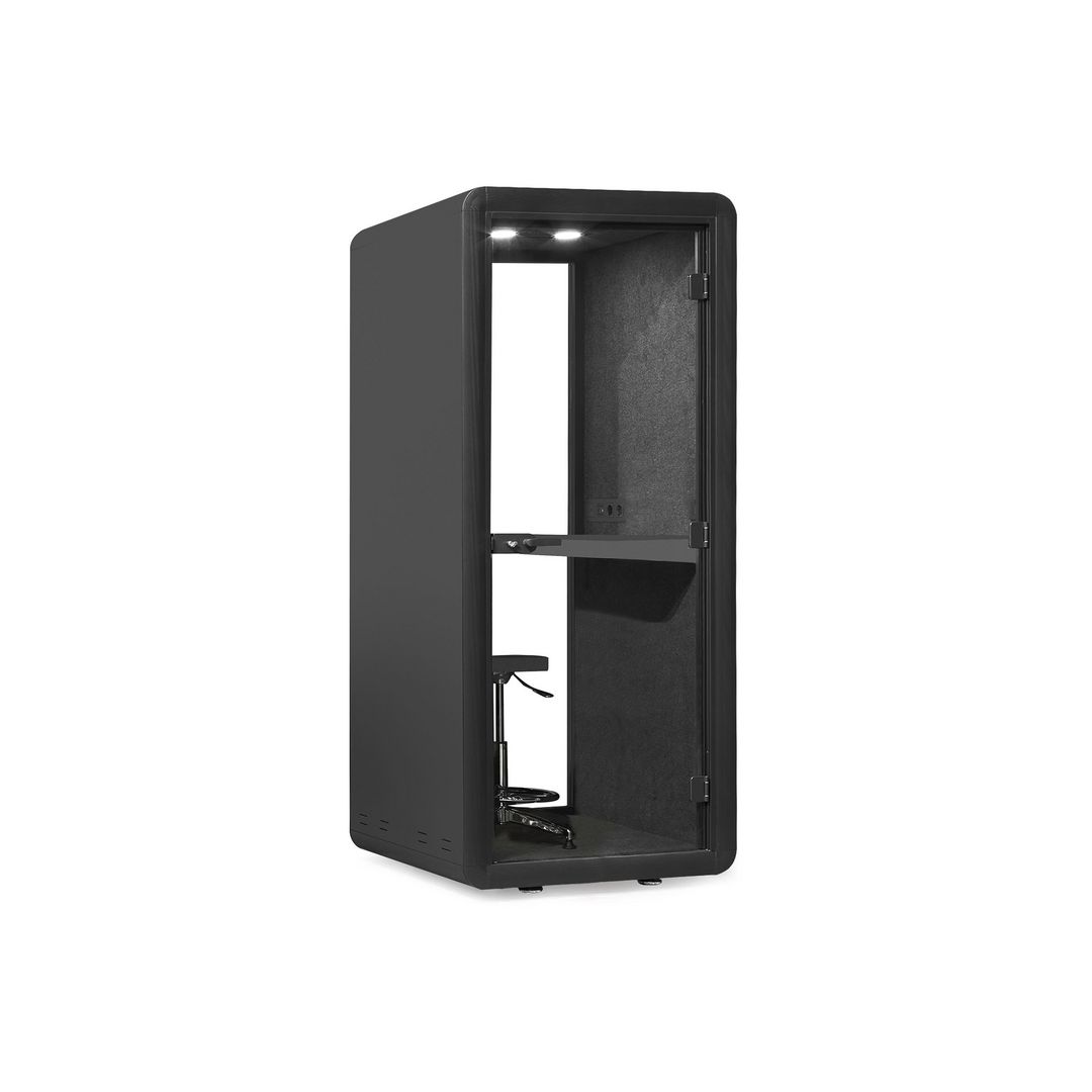 LANAB DESIGN Silento Pod Solo Antracit Mörkgrå | Kontorsmöbler och inredning - Skärmar - Golvskärmar | Kontorsexperten