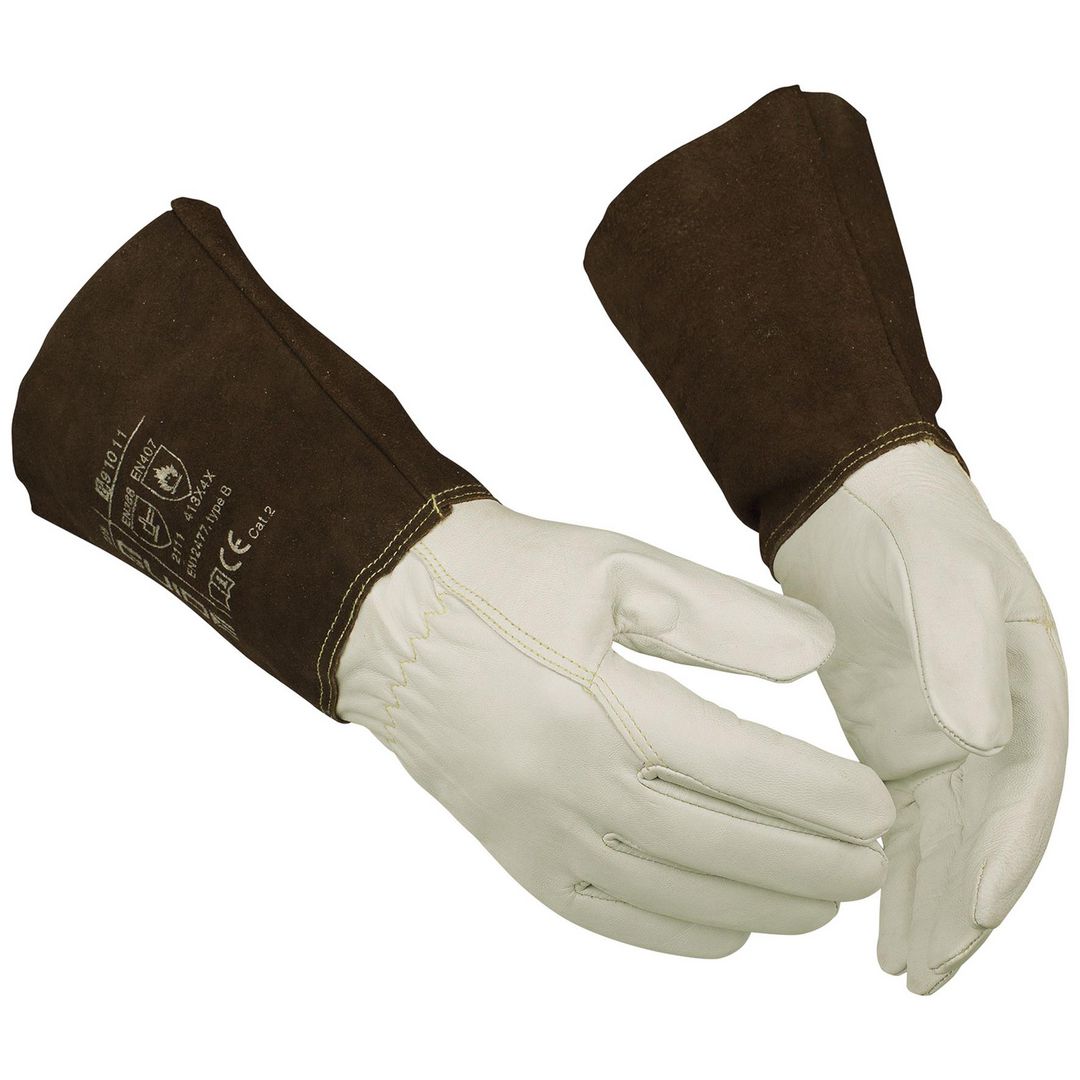 GUIDE Svetshandske 225 vit 11 | Skyddsutrustning - Skyddshandskar - Svetshandskar | Kontorsexperten