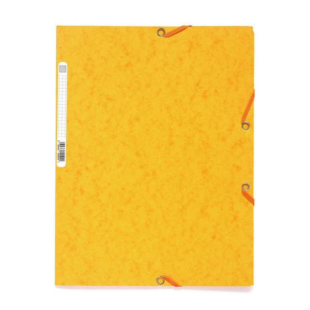 Exacompta Gummibandsmapp 3-klaff Nature Future® A4, 250 ark, 240 x 320 mm, presspan, gul | Kontorsmaterial - Mappar och plastfickor - Gummibandsmappar 3-klaff - Kartong | Kontorsexperten