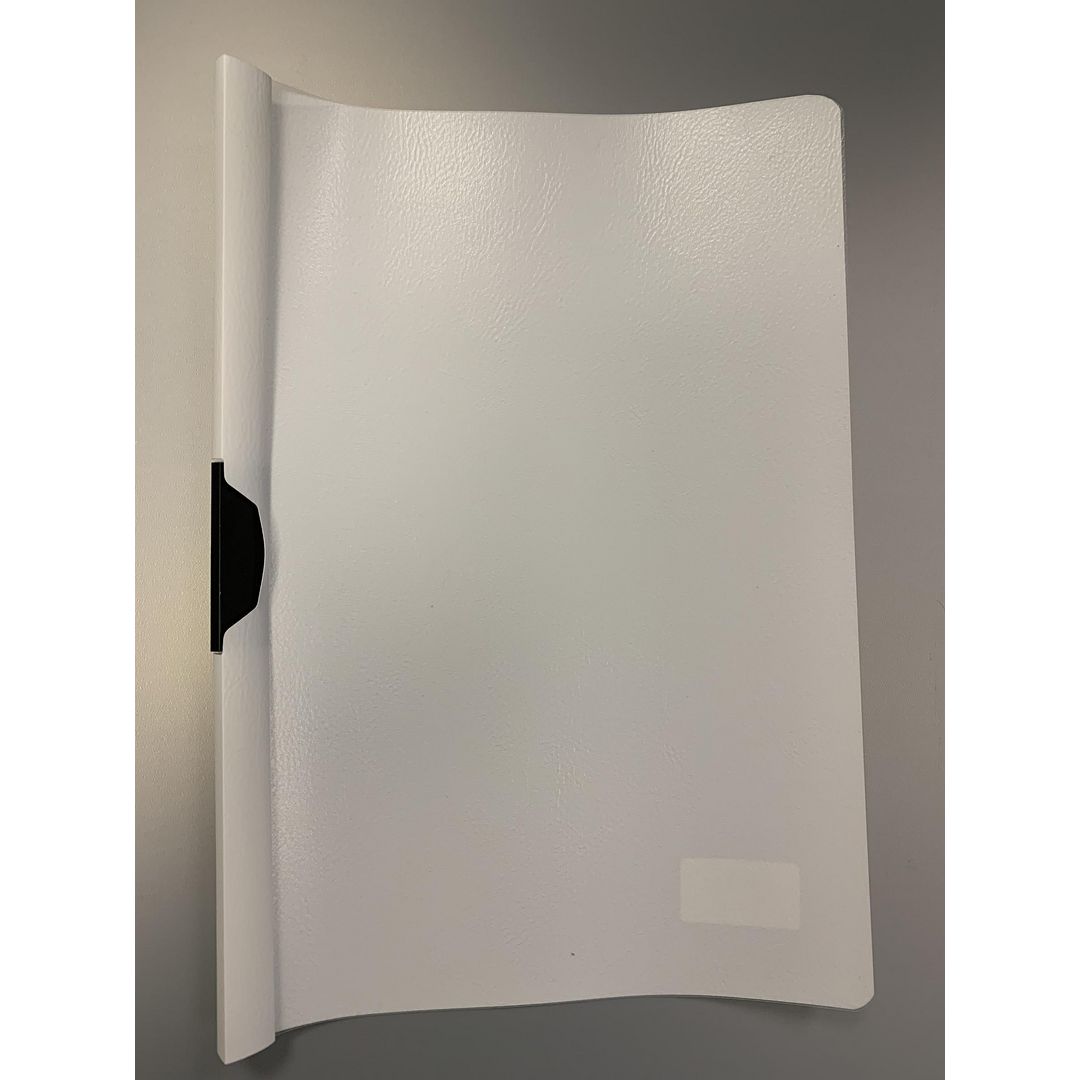 Klämmapp PP A4 6mm vit | Kontorsmaterial - Mappar och plastfickor - Klämmappar | Kontorsexperten