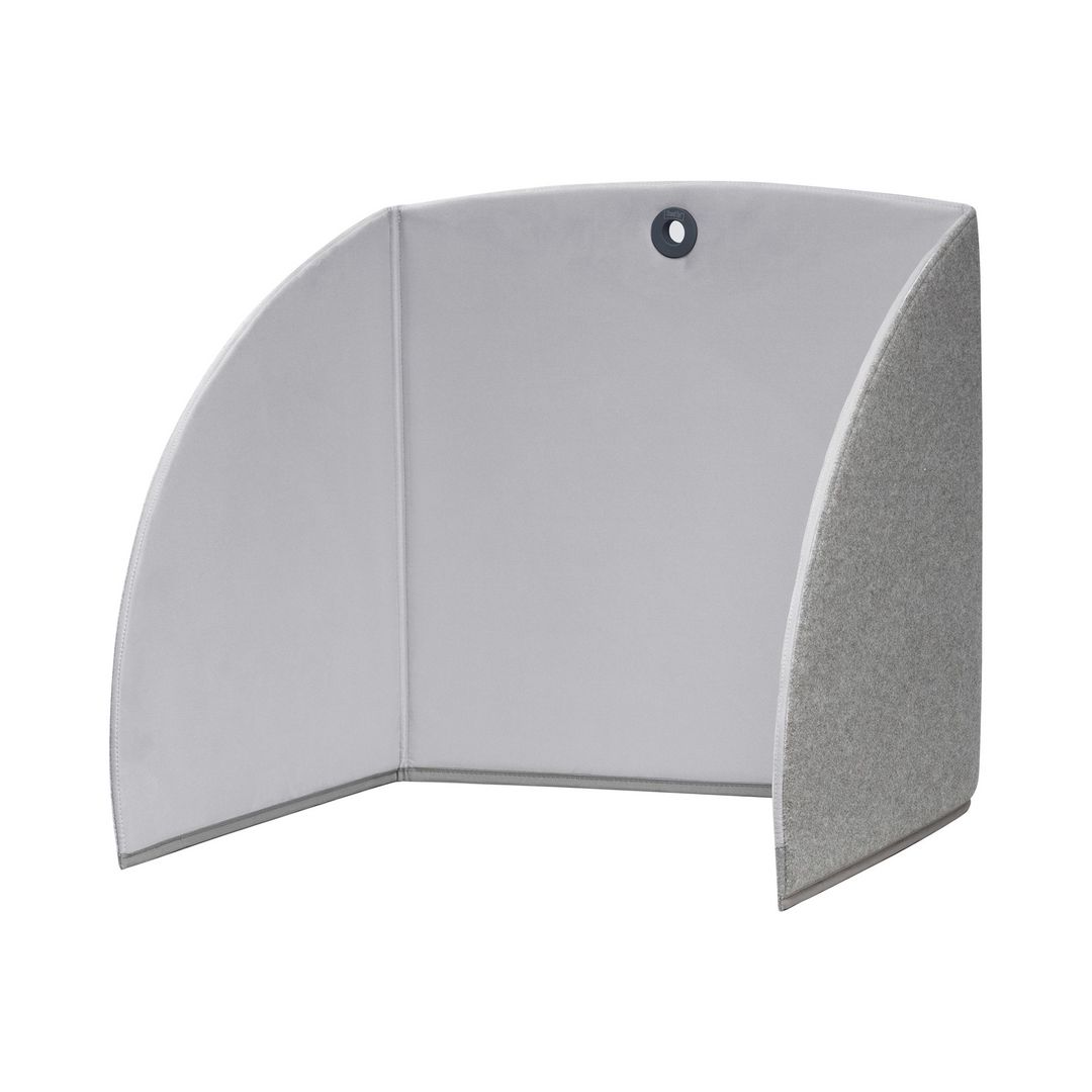 MATTING Bordsskärm 58 cm, grå | Skolmöbler och inredning - Ljudabsorbenter - Bordskärmar | Kontorsexperten