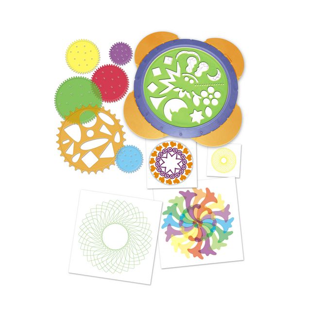 Spiralmallsats plast 8/st | Skola och förskola - Bild och form - Ritmallar och schabloner | Kontorsexperten