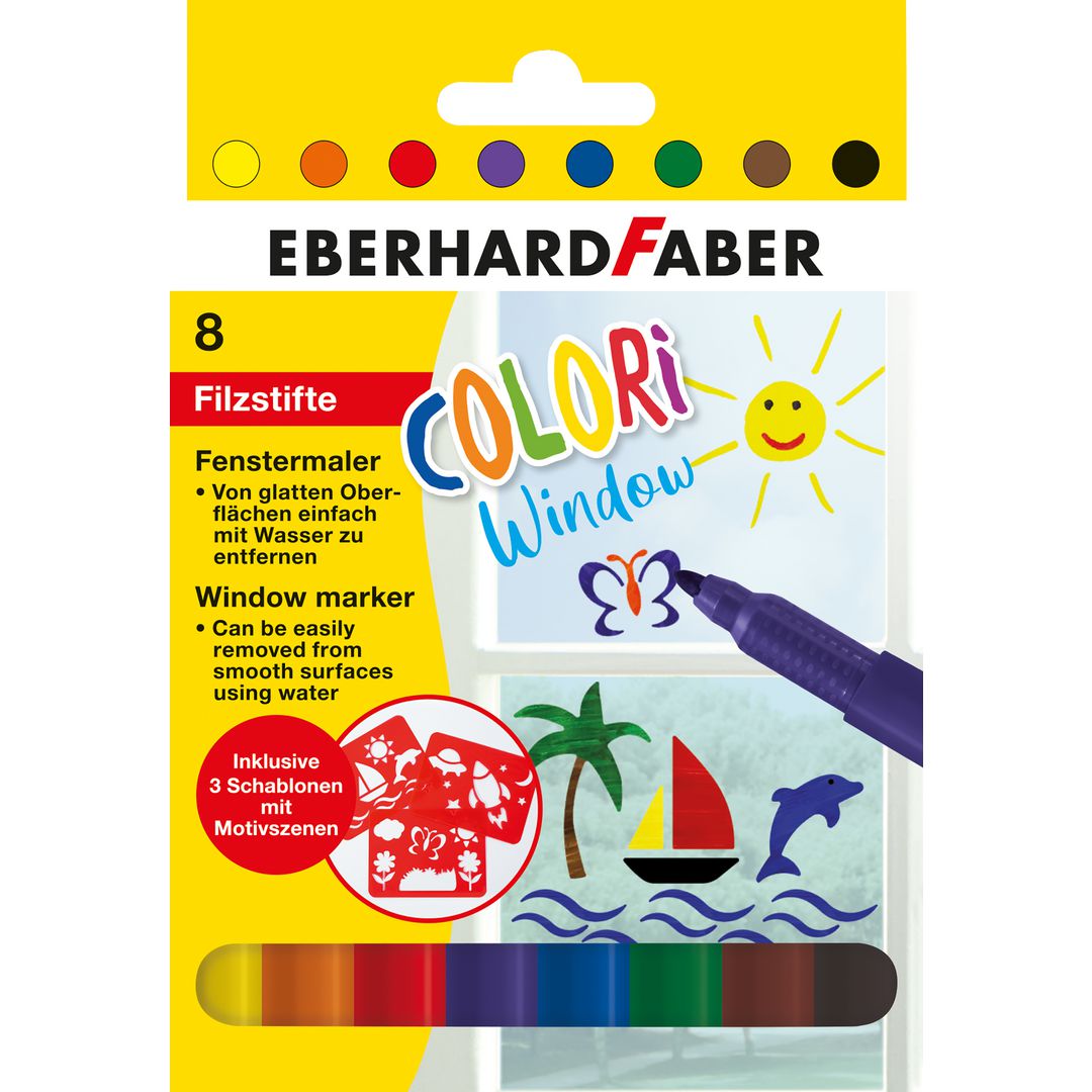 FABER-CASTELL Fönsterpenna jumbo 8/fp | Skola och förskola - Pennor och tillbehör - Fiberpennor - Special | Kontorsexperten