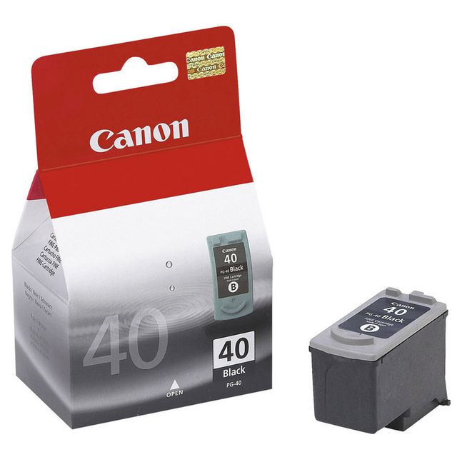 CANON Bläckpatron, PG-40, 0615B001, svart, singelförpackning | Toner och bläck - Bläckpatroner - Bläckpatroner Canon | Kontorsexperten