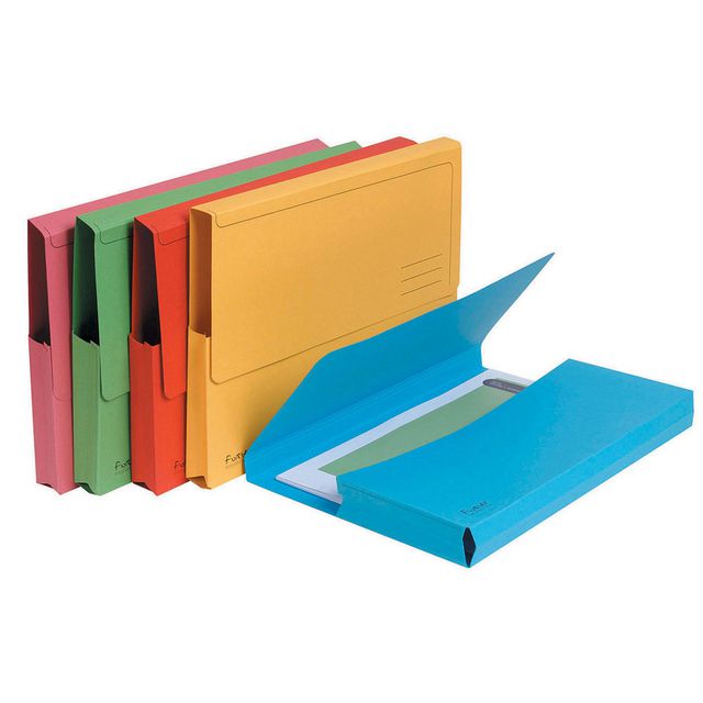 EXACOMPTA Arkivmapp 1-kl 290g sorterade färger 10/fp | Kontorsmaterial - Arkivering och kontorsförvaring - Arkivmappar | Kontorsexperten