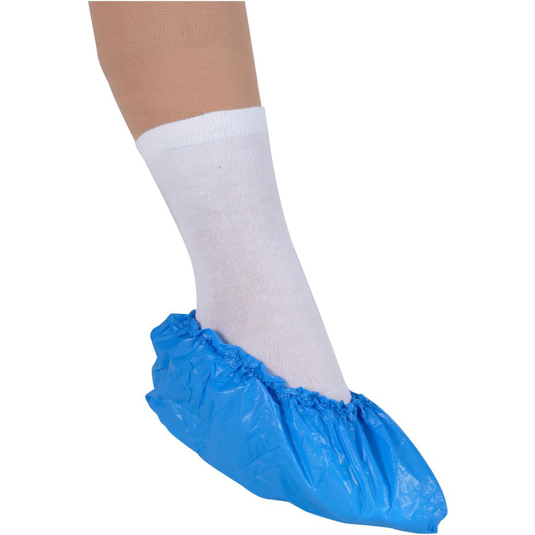 ABENA Skoskydd 15x41cm 75my blå 100/fp | Skyddsutrustning - Engångskläder - Skoskydd | Kontorsexperten