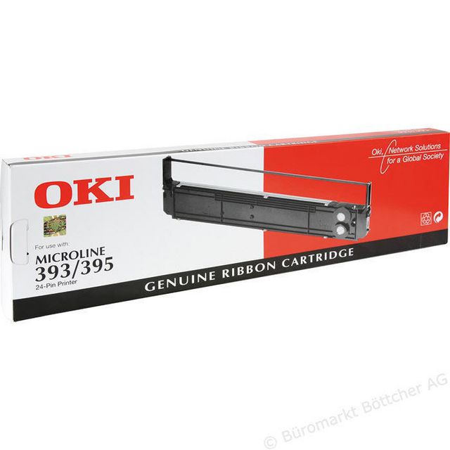 OKI Färgband, svart, 09002311 | Toner och bläck - Färg- och Raderband - Färgband OKI | Kontorsexperten