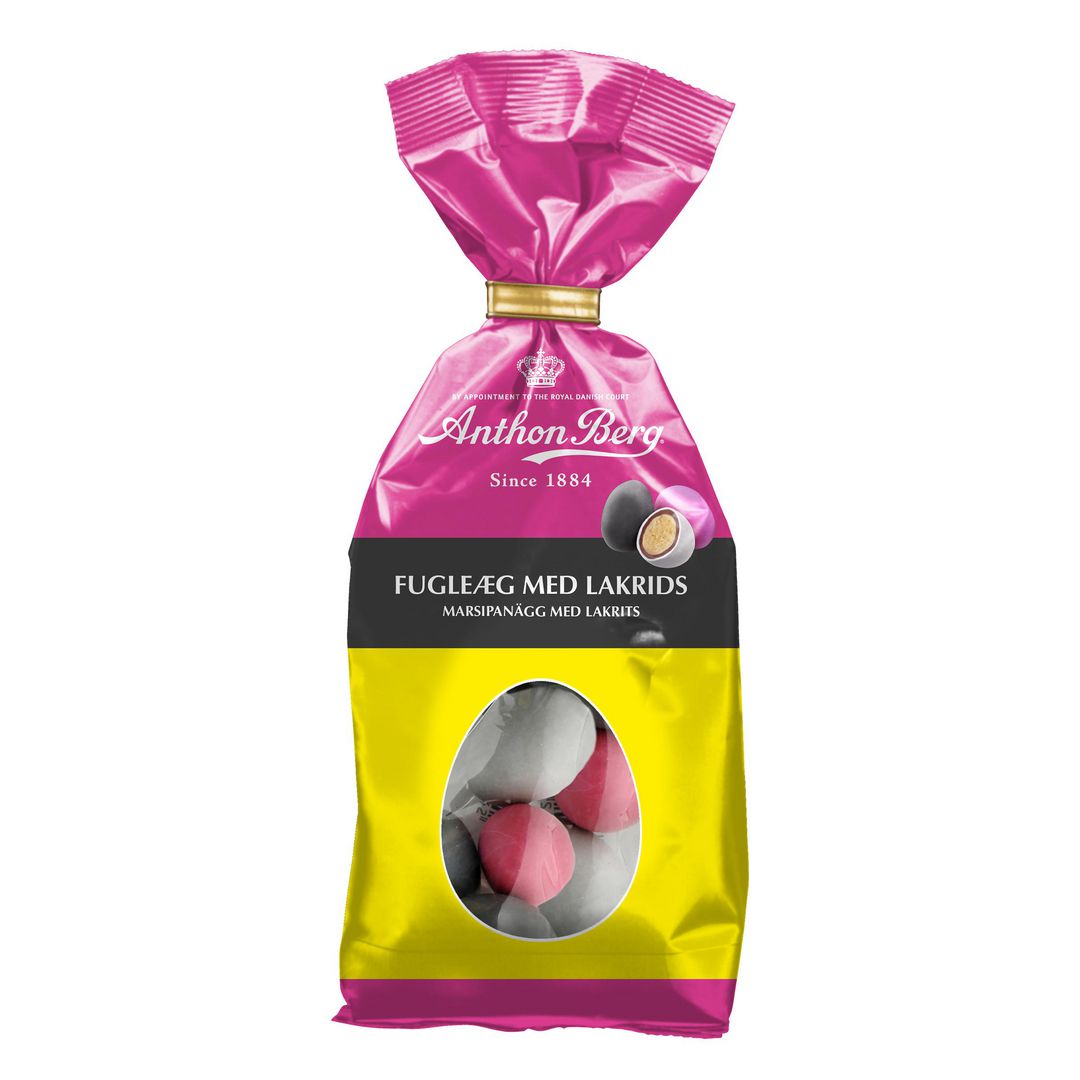ANTHON BERG Godis Marsipanägg Lakrits 124g | Kök och servering - Ätbart - Godis och choklad | Kontorsexperten