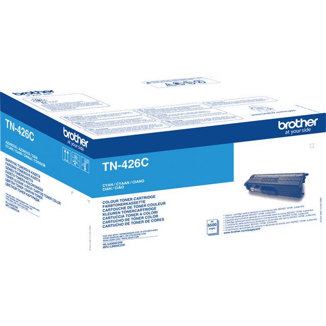 BROTHER Toner TN426C Cyan | Toner och bläck - Tonerkassetter - Toner Brother | Kontorsexperten