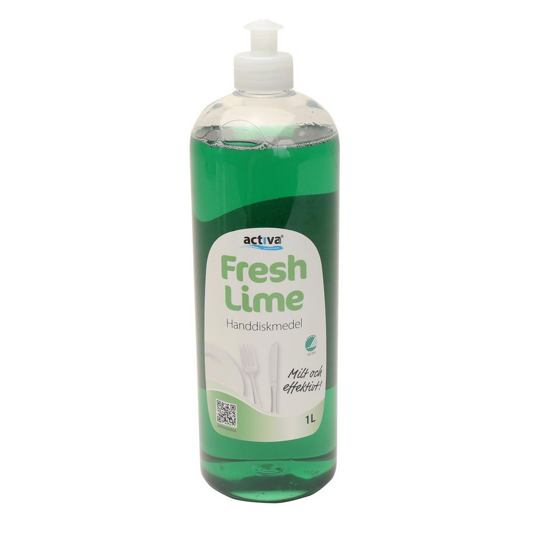 ACTIVA Handdiskmedel Fresh Lime 1L | Städ och hygien - Diskrengöring - Handdiskmedel | Kontorsexperten