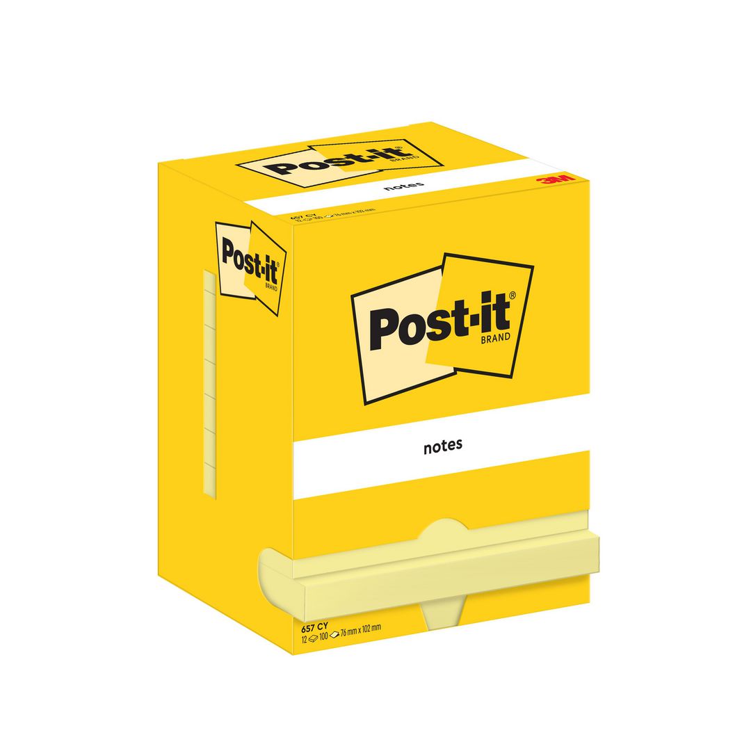 POST-IT Notes 76x102mm gul | Kontorsmaterial - Notes och Post-It - Notes - Gula | Kontorsexperten