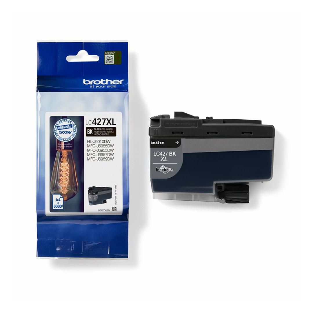 BROTHER Bläckpatron LC427XLBK Svart | Toner och bläck - Bläckpatroner - Bläckpatroner Brother | Kontorsexperten