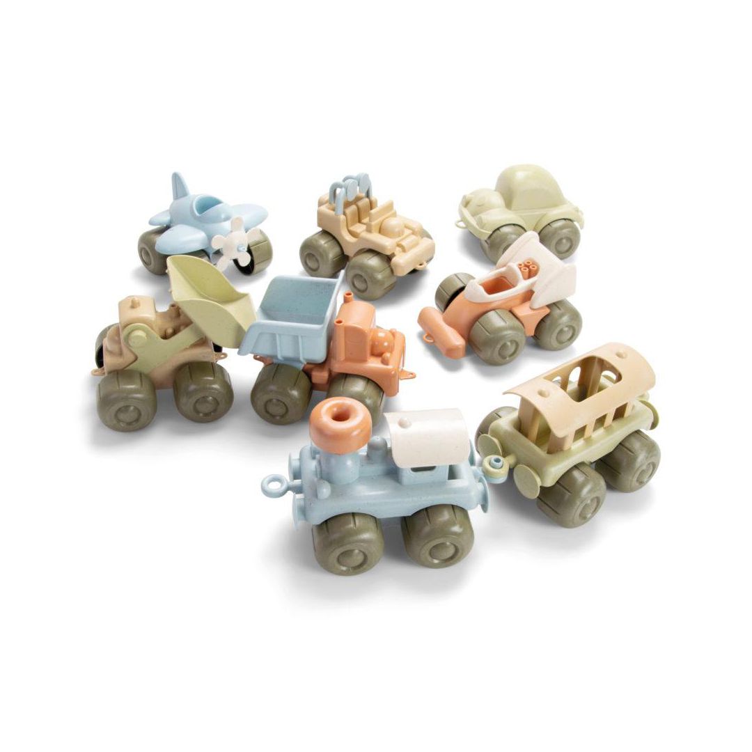 DANTOY Bilar av bioplast, 14-20 cm 8/fp | Skola och förskola - Lekmaterial - Leksaksbilar | Kontorsexperten