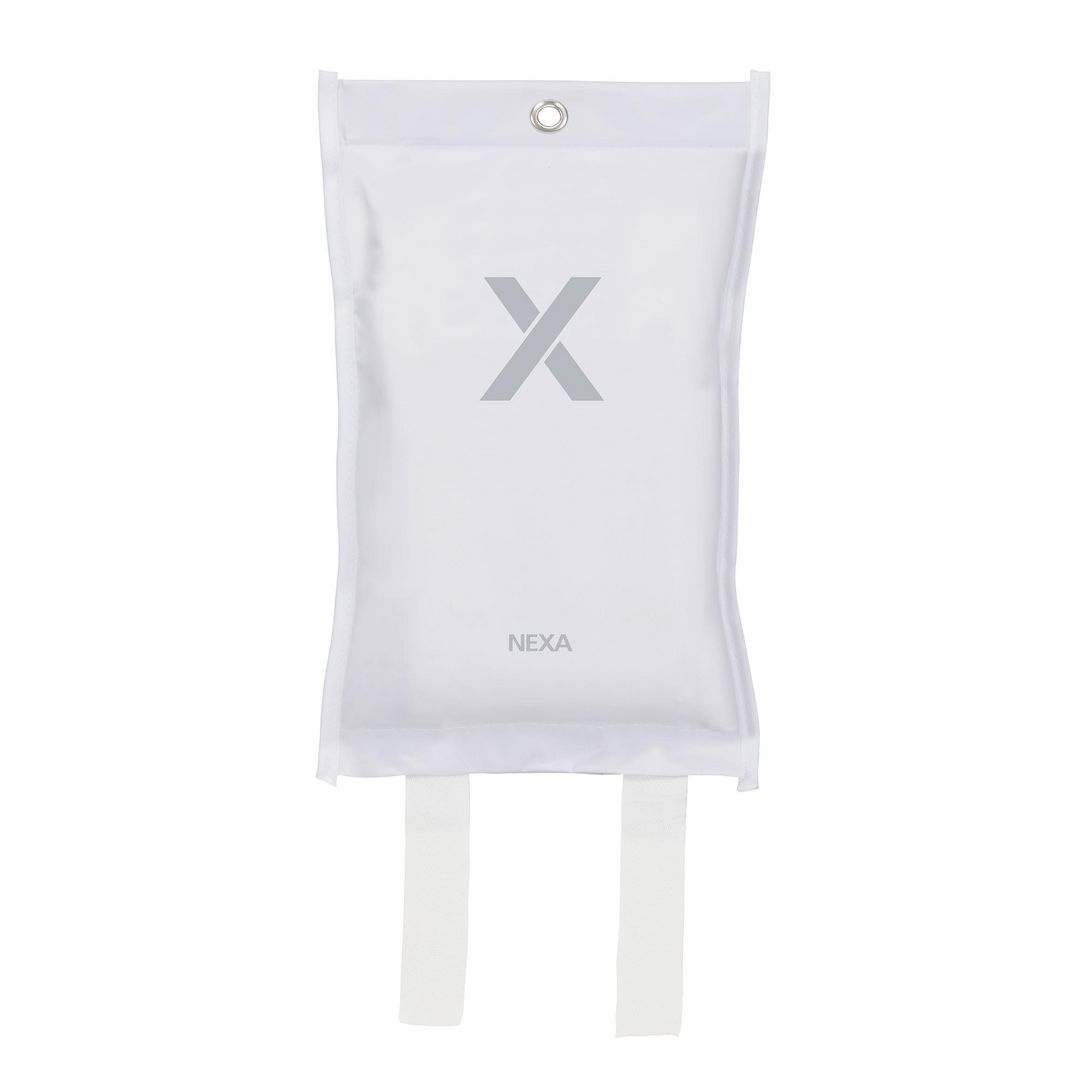 NEXA Brandfilt Silikon 120x120cm Vit | Skyddsutrustning - Brandsäkerhet - Brandfiltar | Kontorsexperten
