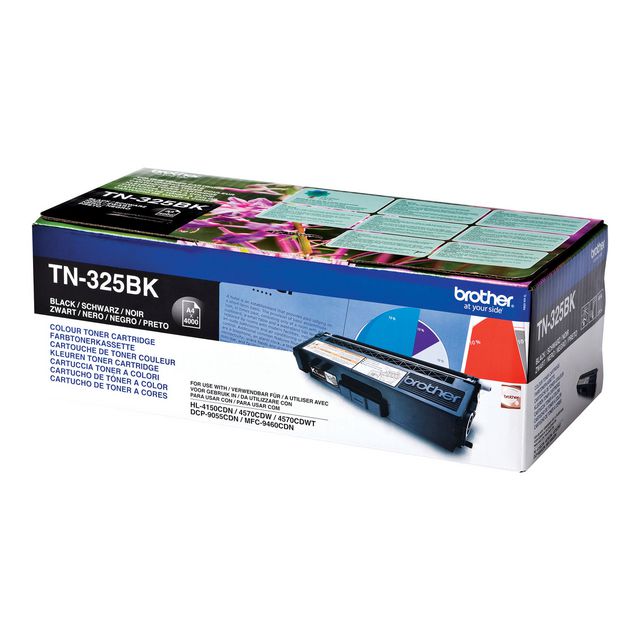 BROTHER Toner TN325BK svart | Toner och bläck - Tonerkassetter - Toner Brother | Kontorsexperten