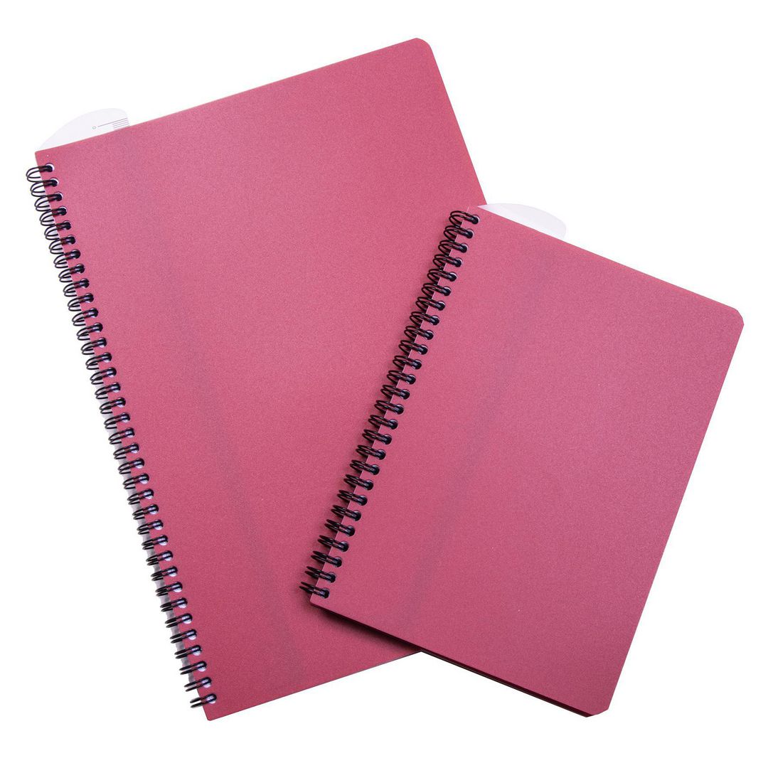 Anteckningsblock PP A4 90blad linjerat röd | Kontorsmaterial - Block och anteckningsböcker - Anteckningsblock | Kontorsexperten