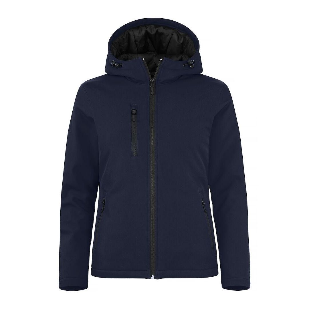 CLIQUE Softshelljacka dam marinblå 2XL | Arbetskläder - Arbetsjackor - Softshelljackor | Kontorsexperten