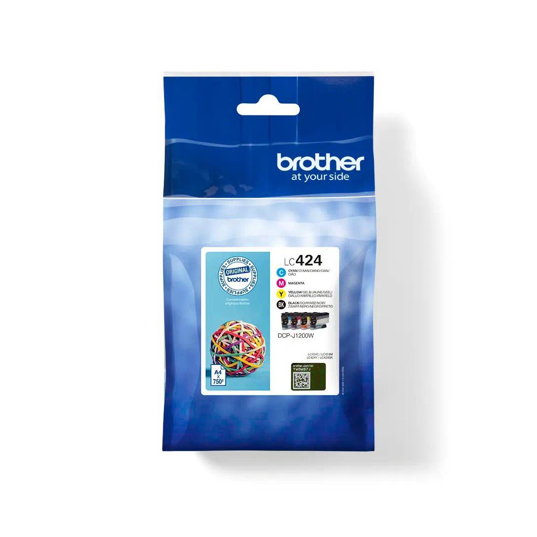 BROTHER Bläckpatron LC424 4/fp | Toner och bläck - Bläckpatroner - Bläckpatroner Brother | Kontorsexperten