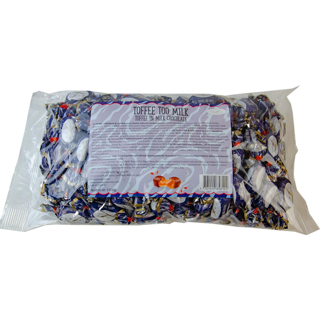 Choklad Toffeekolor Mjölkchoklad 1kg | Kök och servering - Ätbart - Godis och choklad | Kontorsexperten