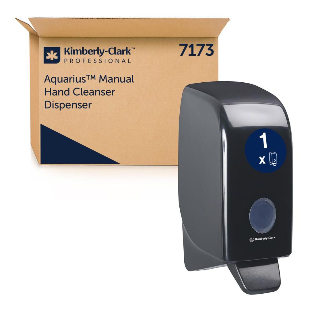 AQUARIUS Dispenser 7173 tvål 1L svart | Städ och hygien - Tvål och hygien - Tvåldispensrar och -hållare | Kontorsexperten