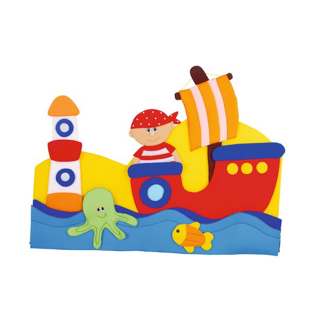 Väggdekoration skepp | Skolmöbler och inredning - Ljudabsorbenter - Vägg | Kontorsexperten