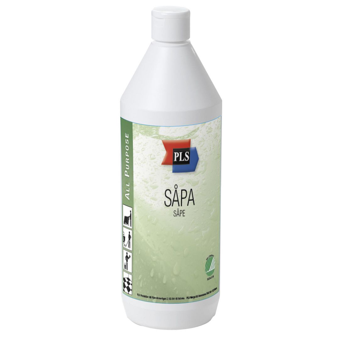 PLS Såpa Grönsåpa 1L | Städ och hygien - Golvunderhåll - Golvrengöring | Kontorsexperten