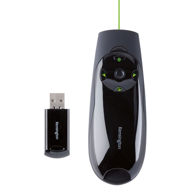 KENSINGTON Presentatör Grön Laser | Kontorsmaskiner - Projektorer och tillbehör - Presentatörer | Kontorsexperten