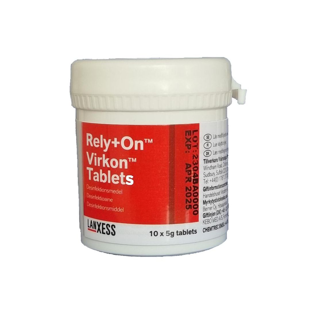 Desinfektionsmedel Virkon 10x5g | Sjukvård och omsorg - Kemteknik - Desinfektion | Kontorsexperten