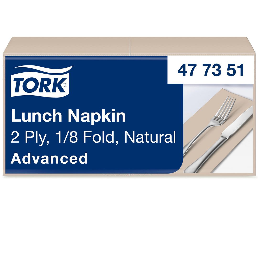 TORK Servett Lunch 2-lags natur 200/fp | Kök och servering - Servetter och dukar - Servett - 2-lagers | Kontorsexperten