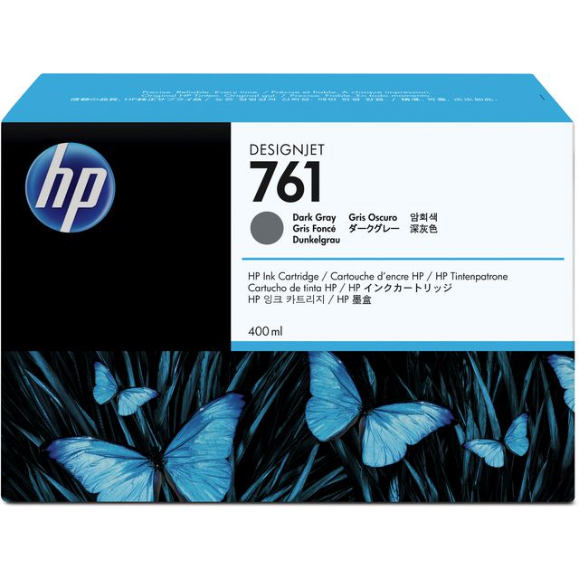 HP Bläckpatron 761, mörkgrå, CM996A | Toner och bläck - Bläckpatroner - Bläckpatroner HP | Kontorsexperten