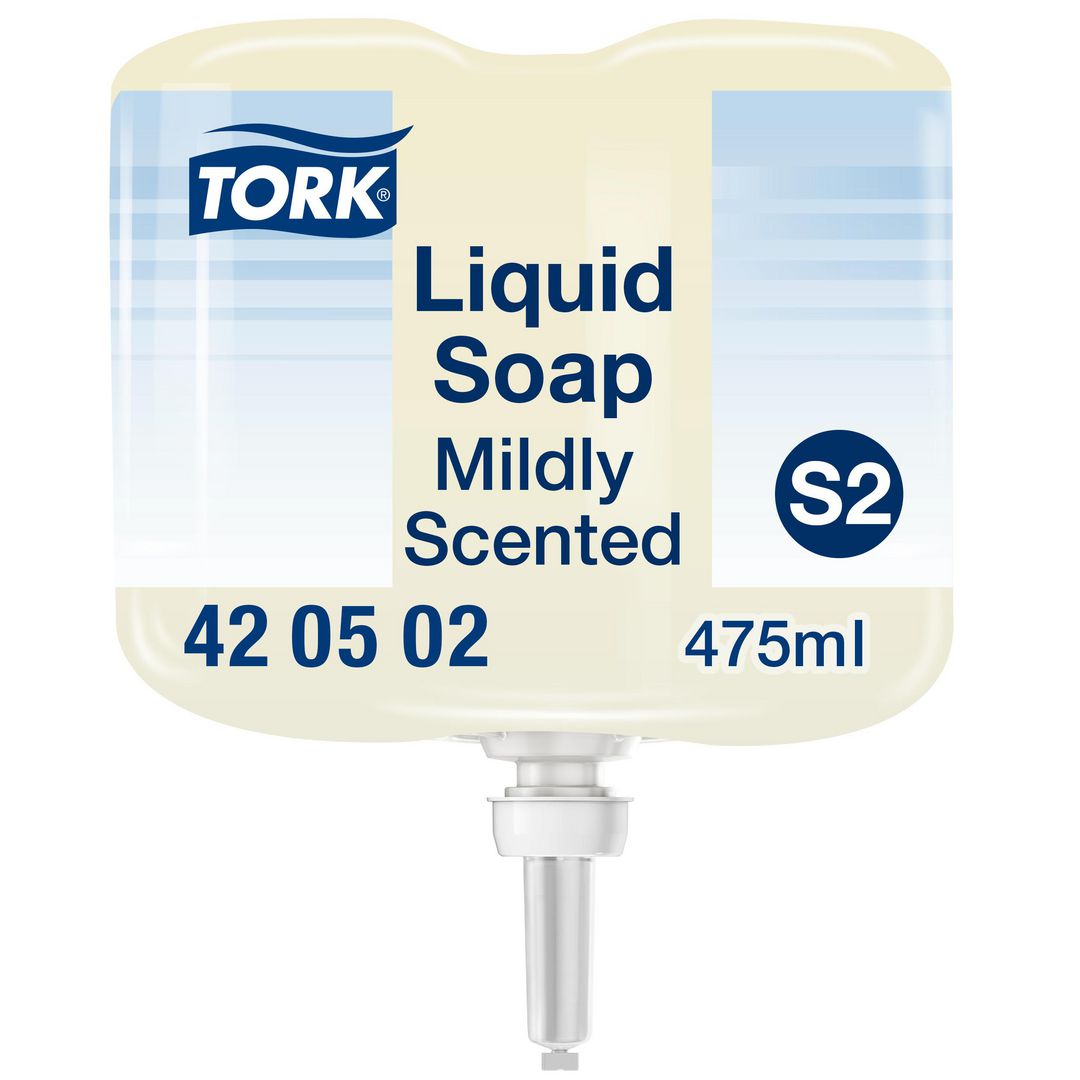 TORK Tvål S2 Mild Handtvätt Mini 475ml | Städ och hygien - Tvål och hygien - Hygiensystem - Tork | Kontorsexperten