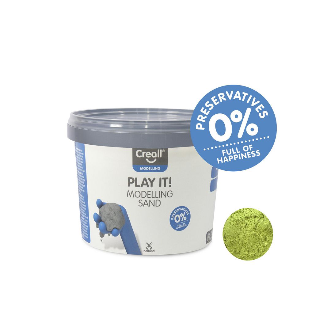 CREALL Leksand gul 750 g | Skola och förskola - Bild och form - Lera och sand | Kontorsexperten
