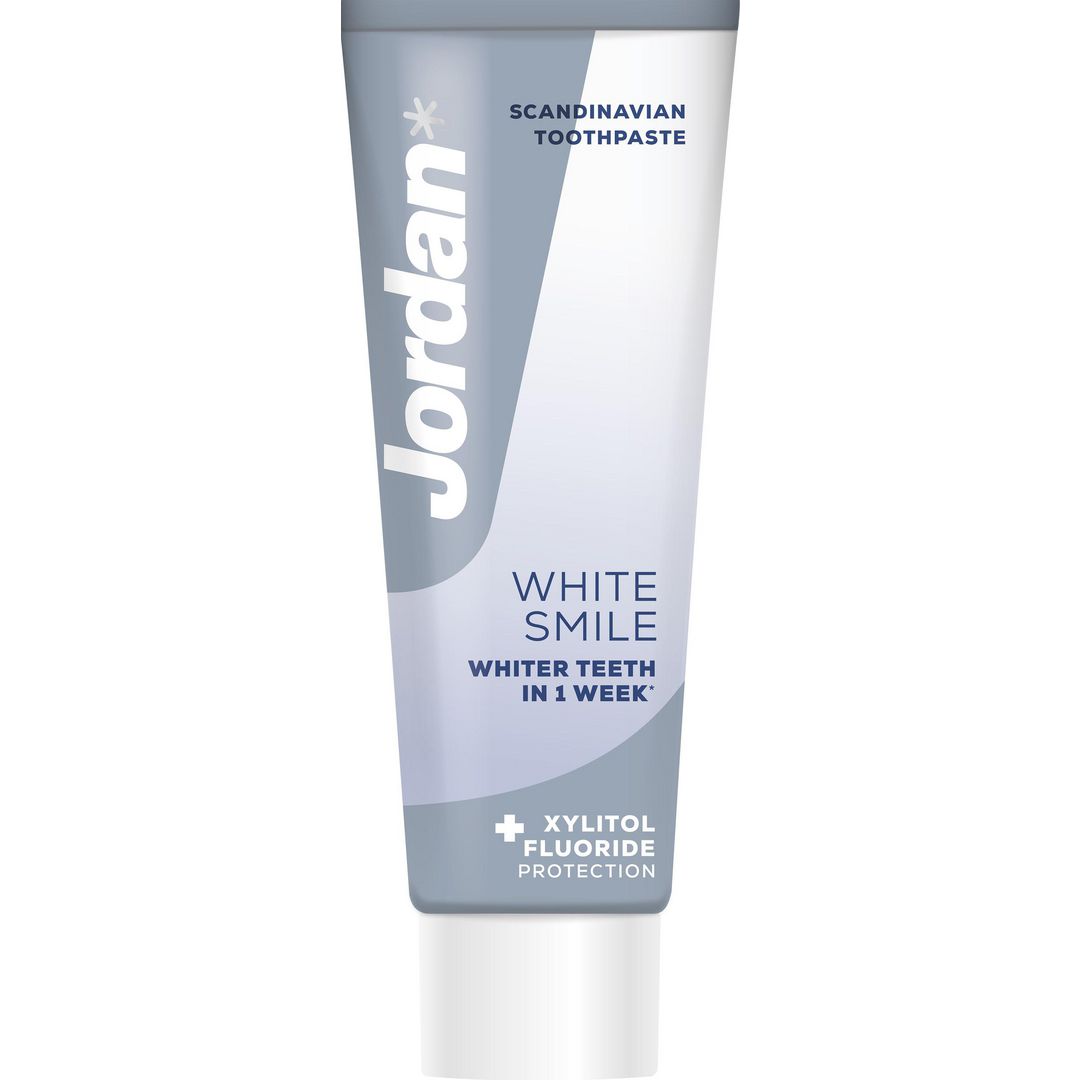 JORDAN Tandkräm JORDAN White Smile 75ml | Sjukvård och omsorg - Hygien - Tandvård | Kontorsexperten