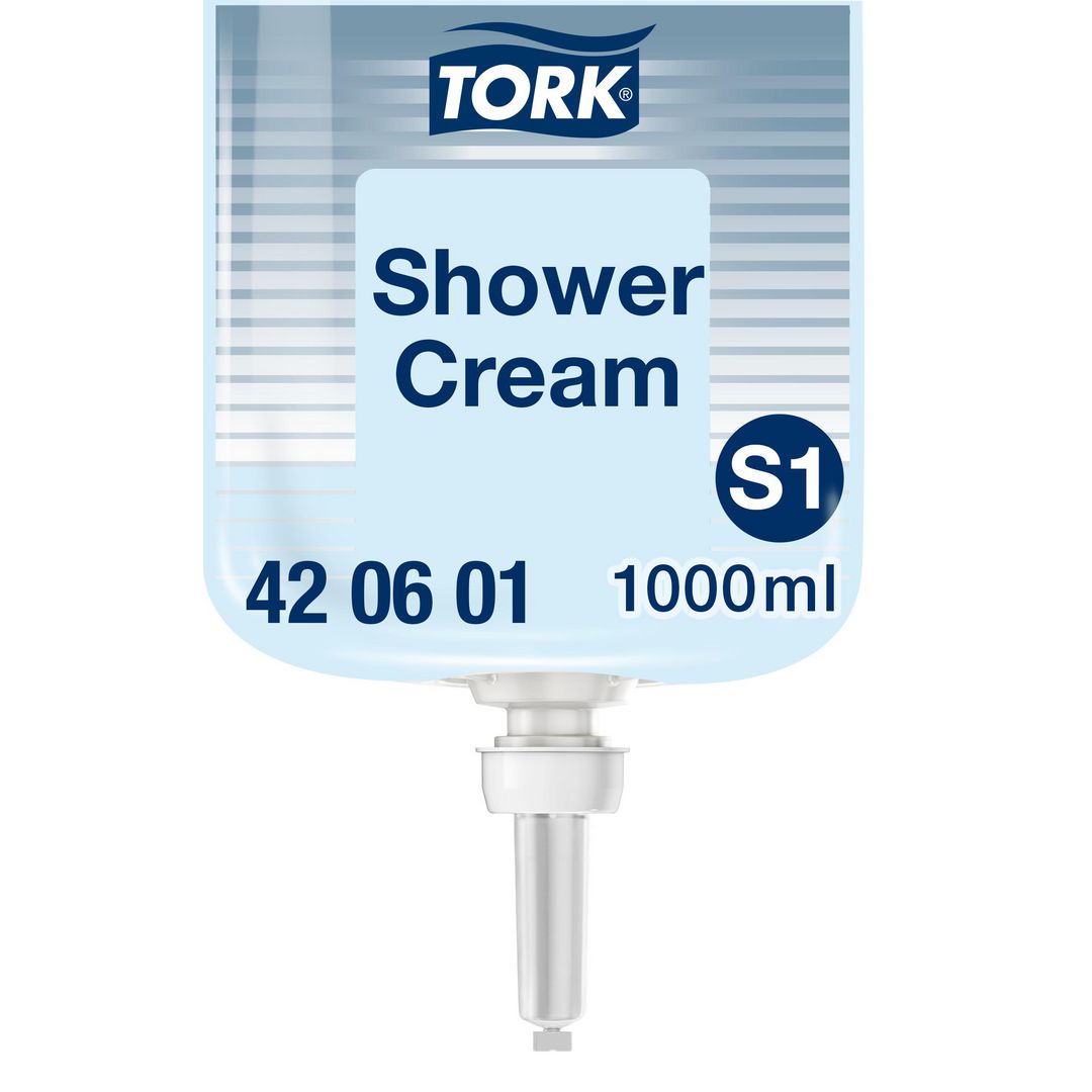 TORK Duschcreme S1 Unisexdoft 1L | Städ och hygien - Tvål och hygien - Hygiensystem - Tork | Kontorsexperten