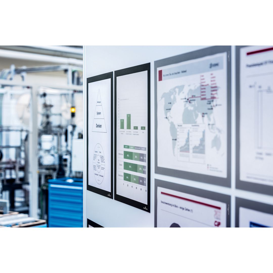 DURABLE Magnetram DURAFRAME MAGNETIC A3 svart 5/fp | Kontorsmöbler och inredning - Tavlor ställ och ramar - Magnet ramar | Kontorsexperten